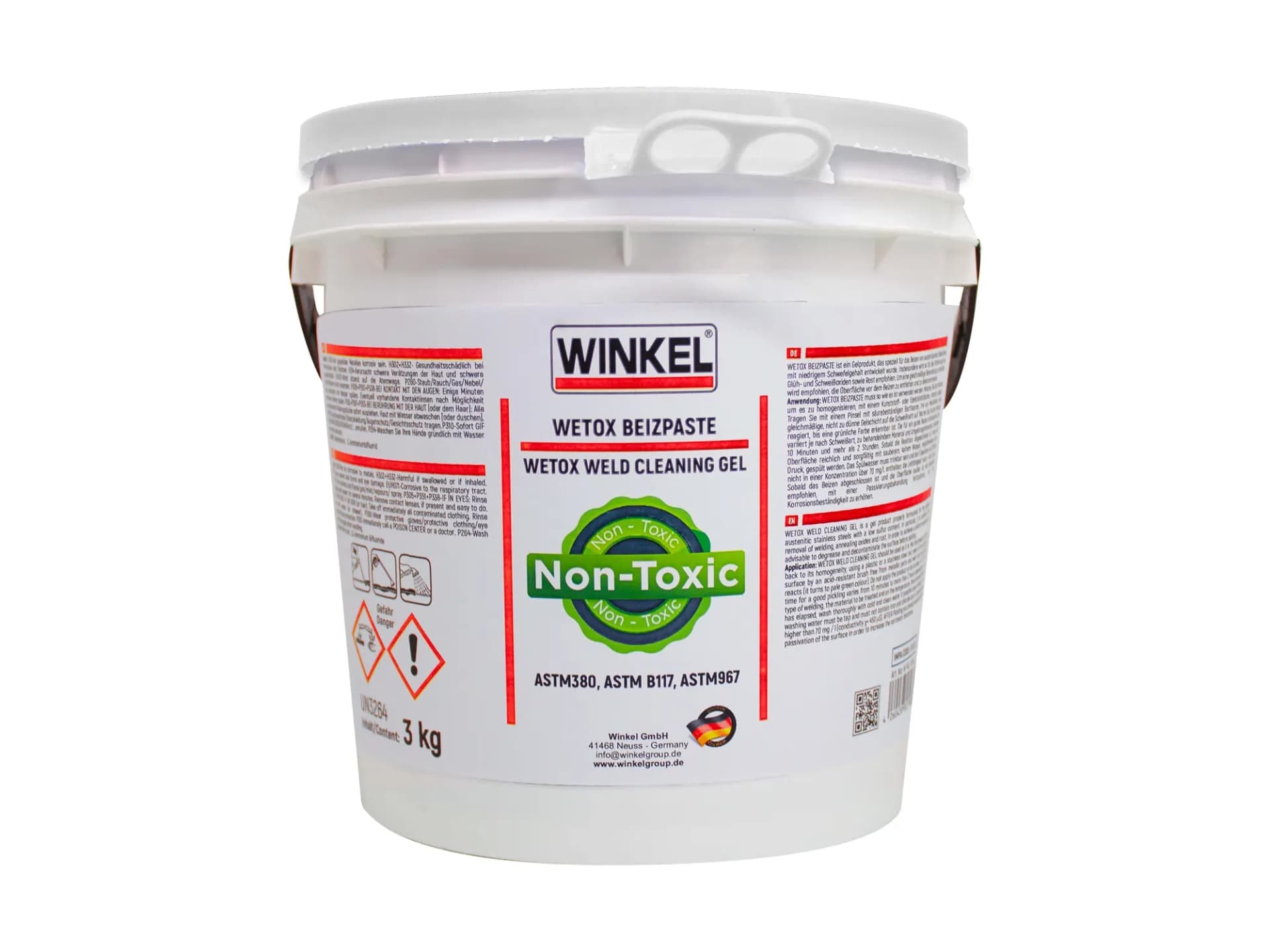 WETOX Kaynak Temizleme Jeli (Non-Toxic) 3KG