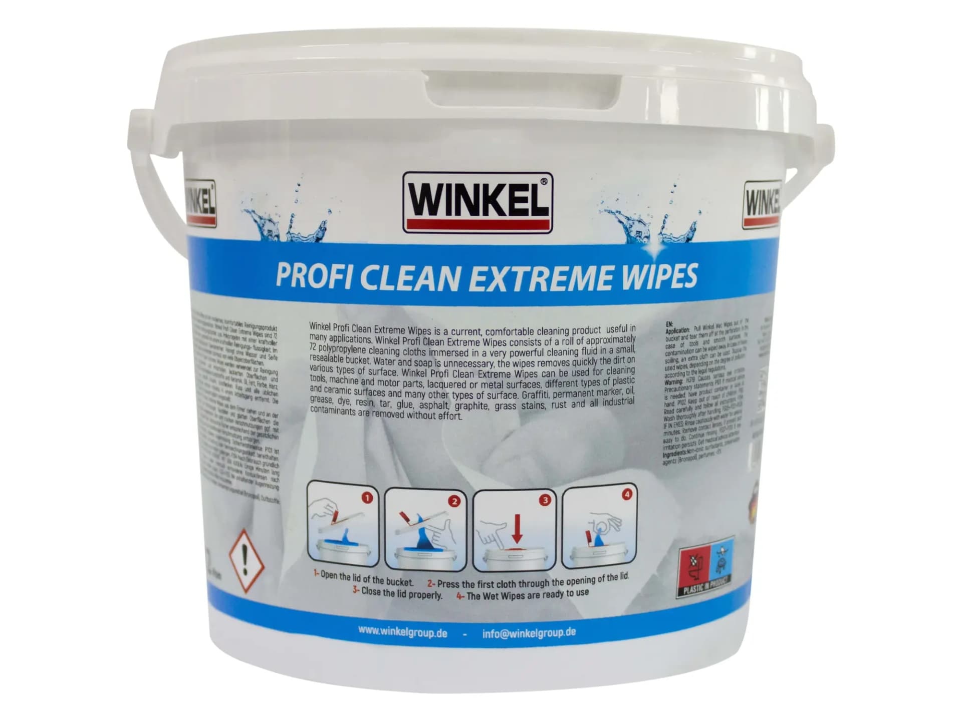 Profi Clean Extreme Wipes 72 Wipes 
