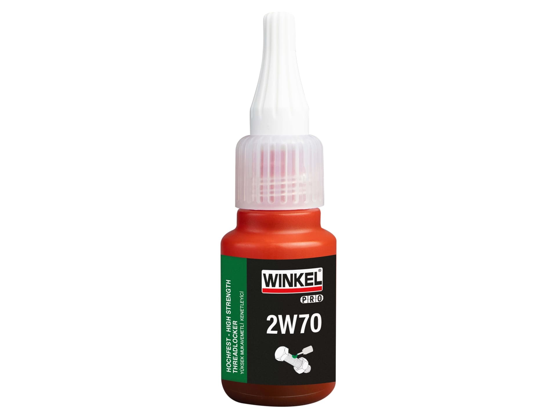 WINKEL PRO 2W70 Orta Mukavemetli Cıvata Sabitleyici 10ML Yeşil