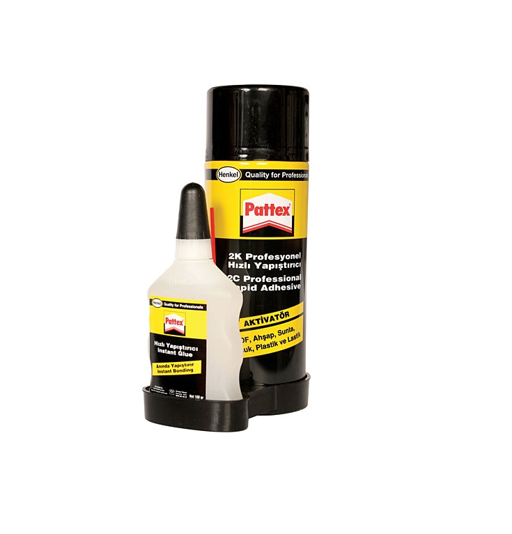 Pattex 2K Profesyonel Hızlı Yapıştırıcı 400ML+100Gr