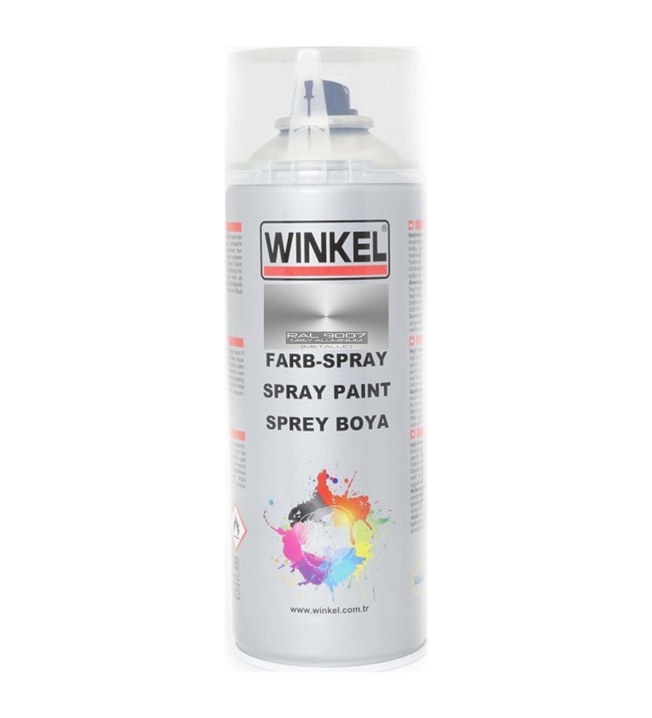 RAL 9007 Aluminyum Gri Sprey Boya 400ML Gri