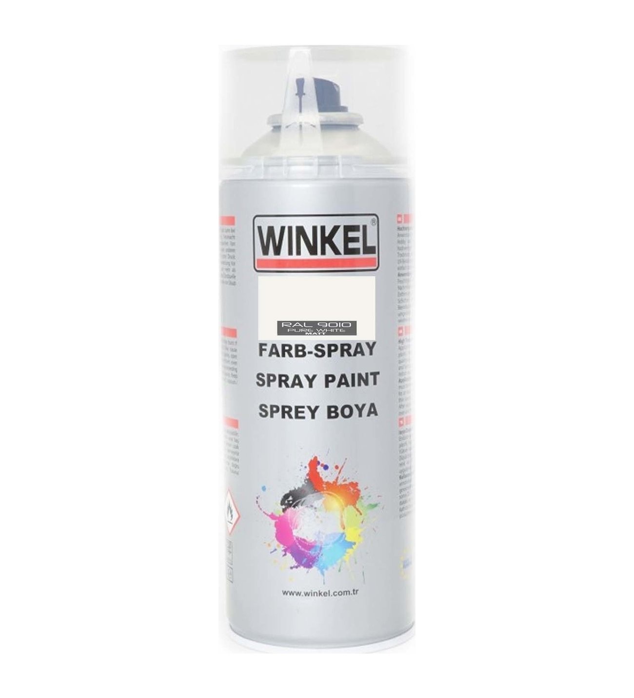 RAL 9010 Beyaz Mat Sprey Boya 400ML Beyaz